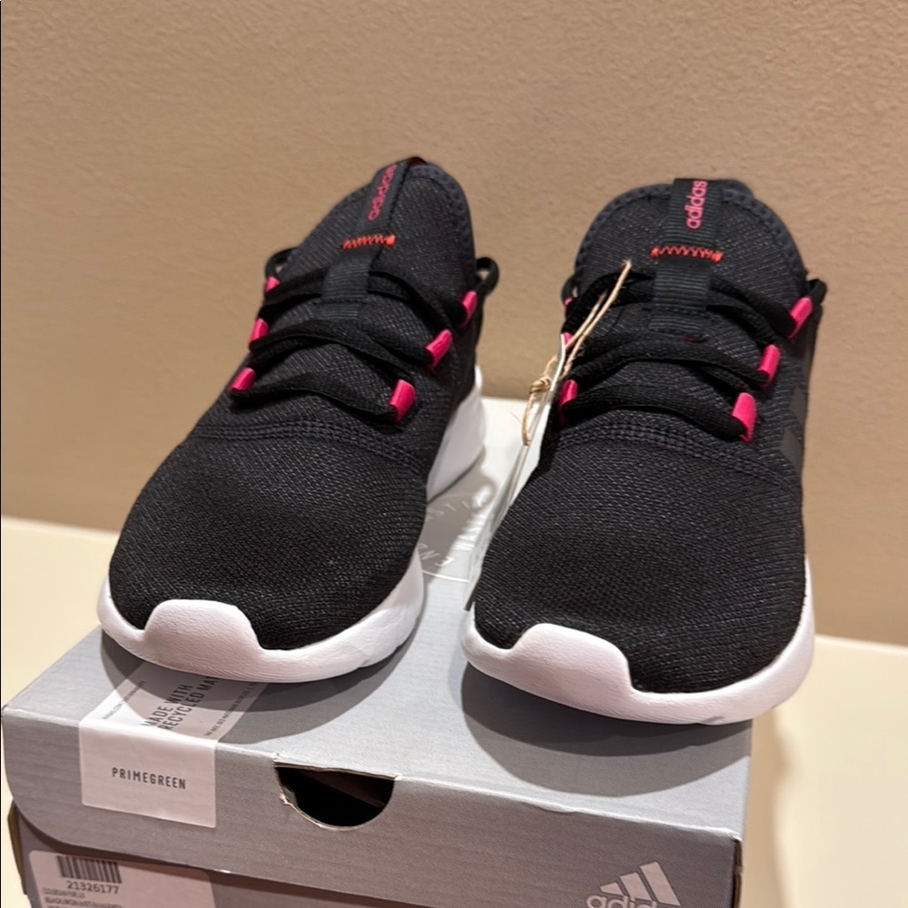 Adidas Cloudfoam Pure 2.0 Women’s Size 7.5 Running Black w/Hot Pink H00944-Z018 - Picture 14 of 16